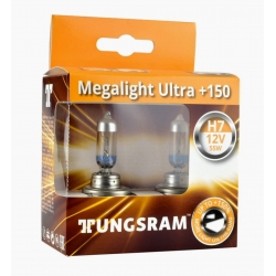 TUNGSRAM H7 Megalight Ultra +150 żarówki 55W 2szt